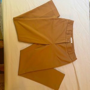 Tan petite dress pants
